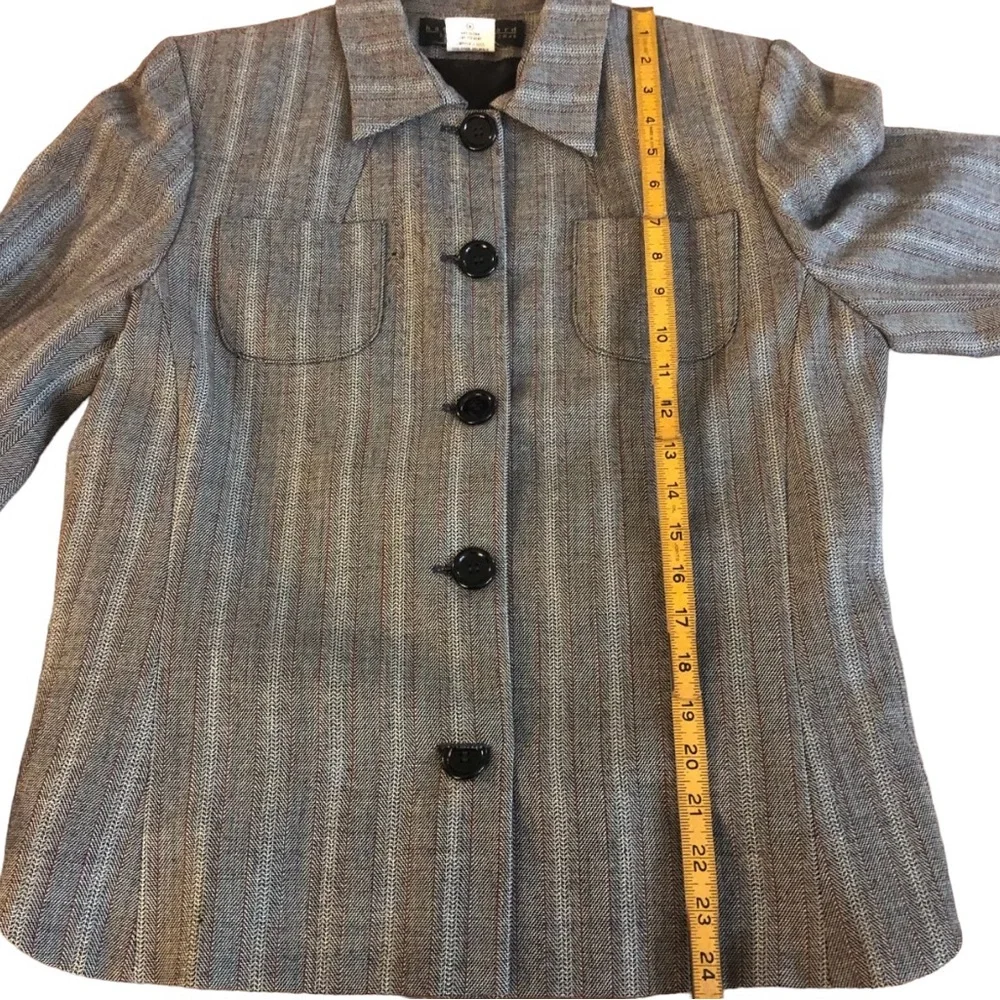 Vintage 1980’s Harve Benard Lightweight Wool Blazer/Jacket, Loose Fitting, 12, L